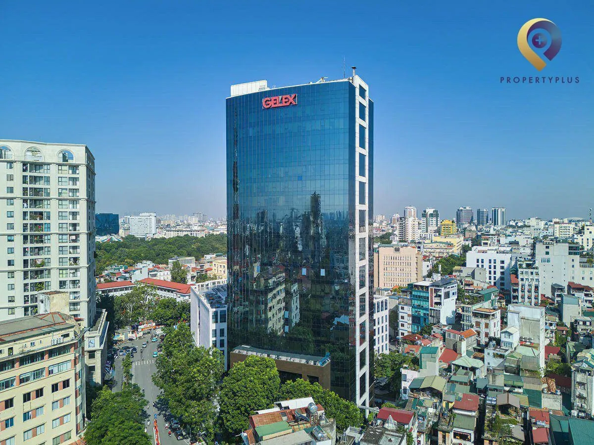 Toàn cảnh tòa nhà Gelex Tower nhìn từ trên cao